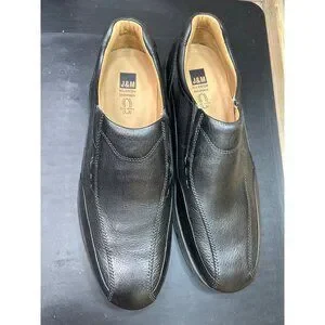 Johnston & Murphy Mens XC4 System Sheepskin Black Leather Slip-On Shoes Size 13M Amazon.com | Johnston & Murphy Men main image 3